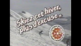 Conseil Canadien du Ski  Skiez cet hiver plus dexcuses  1996  Publicité [upl. by Lehcem]