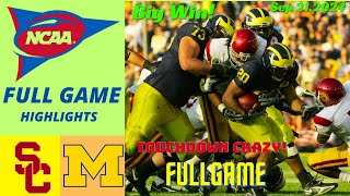 11 USC Trojans vs Michigan Wolverines  WEEK 4 Full Game  Sep 212024  NCAAF Today [upl. by Crichton567]