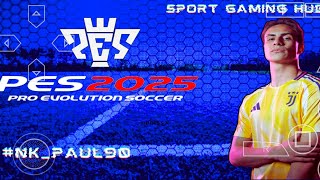 PES 2025 PSP ISO FILE ALL TRANSFERS AND PROMOTED TEAMS AND KITS [upl. by Suissac]