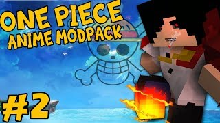 ZARO ADOPTED  Minecraft One Piece Anime Modpack Episode 2 Mine Mine No Mi Mod [upl. by Fleece]