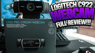 Logitech C922 Review  The Best Pro Webcam For Streaming  iPodKingCarter [upl. by Tillford]