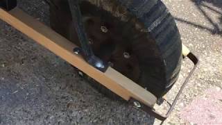 DIY solid wheelbarrow tire life hack [upl. by Oicor]