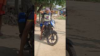 Vaii On Rock 😂😱🔥shortsfeed trending youtubeshorts attitude funny bikelover rider [upl. by Bigg107]