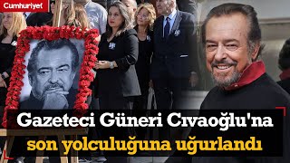 Gazeteci Güneri Cıvaoğluna Demirören Medya Centerda veda [upl. by Justinn]