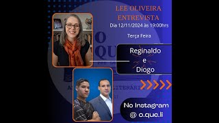 Live com paiefilho escritores  Reginaldo e Diogo Uma conversa inspiradora e muito surpreendente [upl. by Clymer]