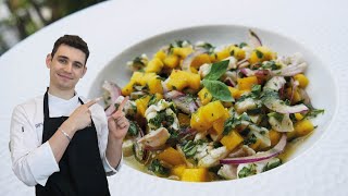 Recette ceviche de lieu noir  TUTO [upl. by Bremen]