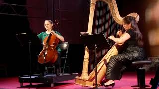 Massenet Meditation Pia Segerstam cello Heloise Dautry harpe [upl. by Airemahs]