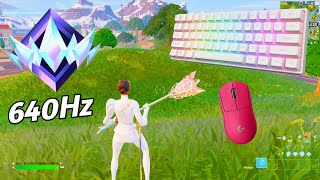 ASMR 🏆 Fortnite UNREAL RANK Gameplay 💤 New Chapter 5 Season 😴 Satisfying Keyboard 360 FPS [upl. by Salazar]