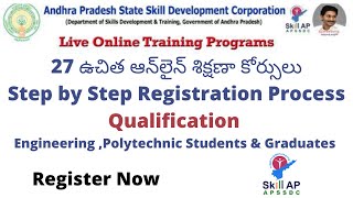 APSSDC  Live Online Training Programs Info amp Registration Process [upl. by Amby]