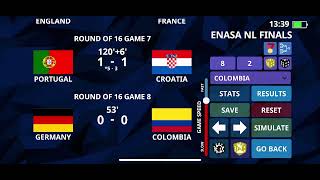 UEFACONCACAFCONMEBOL Nations League  International Football Simulator [upl. by Itsrik]