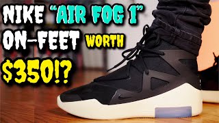 NIKE “AIR FEAR OF GOD 1” ON FEET REVIEW WORTH 350 [upl. by Dev]