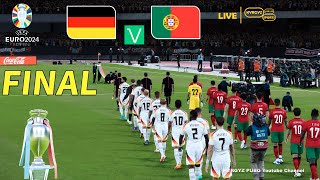 Germany vs Portugal  Final UEFA Euro 2024  Full Match All Goals  Ronaldo vs Germany  PES [upl. by Nostrebor]