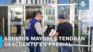 ¿Qué descuentos en predial aplicará el gobierno a adultos mayores de la CDMX [upl. by Johnny]