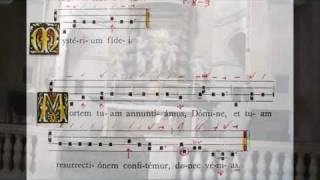 Mysterium Fidei  Post Consecrationem Gregorian [upl. by Mindi]