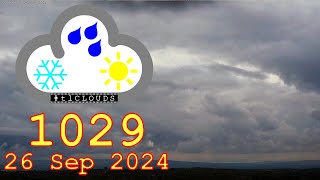 1029 Incredible Swirling Rainclouds  Timelapse CLOUDS  HD – 26 Sep 2024 tlCLOUDS [upl. by Anaud]