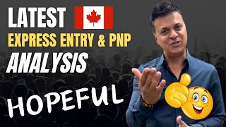 Latest Express Entry and PNP Draw Analysis and Pool breakdown  Canadian Immigration [upl. by Nolram]