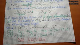 Dosage indirect des ions hypochlorites dune eau de javel Iodométrie  Partie 1 [upl. by Verlie]