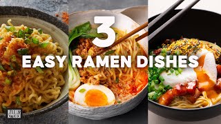 My BEST ramen noodle recipes  Creamy Lemon Instant Ramen Tantanmen amp Mazemen  Marions Kitchen [upl. by Anilra]