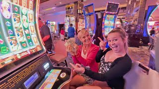 Greta Plays Slots With Her Mom Her First Time EVER Gambling [upl. by Abas594]