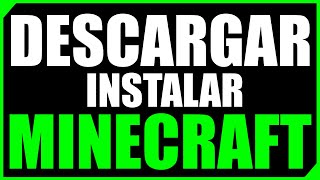 COMO DESCARGAR E INSTALAR MINECRAFT 2024  LEGAL Y SIN VIRUS [upl. by Lederer]