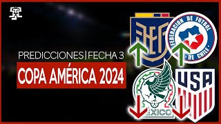 ¿CUALES SERAN los 8 CLASIFICADOS a CUARTOS de FINAL COPA AMERICA 2024 [upl. by Adamski233]