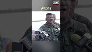 Wescom chief nag file ng leave of absence pero walang kinalaman sa China claim sa WPS – AFP [upl. by Aninaj491]