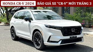 Giá lăn bánh Honda CRV tháng 32024  Khuyến mãi gần 150 trước bạ CRV  Bán trả góp Honda CRV mới [upl. by Koosis]