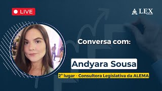 Conversa da Aprovação Andyara Sousa Consultora Legislativa da ALEMA [upl. by Skye]