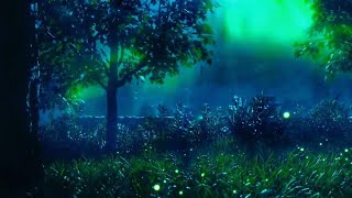 Sound of Forest at Night crickets insects  Nature Night Sounds for Sleeping Relax  1 Hour [upl. by Pascasia]