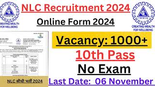 NLC Apprentice 2024 Apply Online Form Fill Up NLC India Limited Recruitment 2024 Notification Pdf [upl. by Lubet]