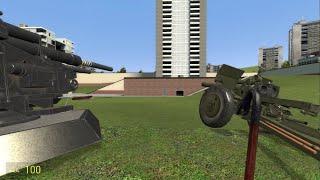 Garrys Mod Testing new mod Weapons on Huggy wuggy [upl. by Shultz]