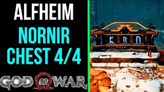 God of War  Nornir Chest 44 in Alfheim Lake of Light [upl. by Gintz]