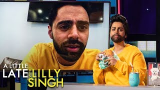 Lilly FaceTimes Hasan Minhaj Dressed as Hasan Minhaj [upl. by Lib]