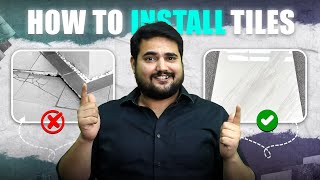 How to Install Tiles Like a Pro in 7 Steps✅🤔 [upl. by Auqeenwahs]