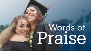 Words of Praise  UCSB Commencement 2022 [upl. by Airbmac]