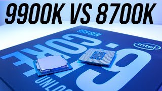 Intel i99900K vs i78700K  Best Gaming CPU [upl. by Akeenat]