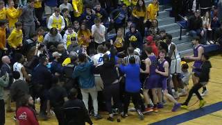 Emoni Bates gets into wild fracas in state playoff game [upl. by Lamb]