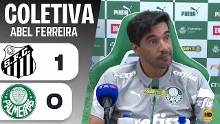 COLETIVA ABEL FERREIRA  SANTOS 1 X 0 PALMEIRAS  PÓS JOGO DO VERDÃO [upl. by Nod]