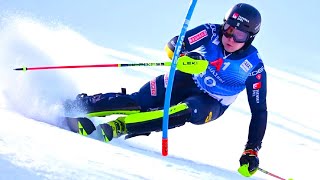 FIS Alpine Ski World Cup  Mens Slalom Run 1  Kitzbühel AUT  2024 [upl. by Hennahane]