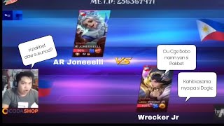 Wrecker Jr Vs AE Joneeel  Matinding Trashtalkan Laughtrip  WreckTV [upl. by Ahsiadal592]