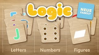 LOGIC an introduction to Preschool Numbers Letters Colors amp Shapes [upl. by Nad]