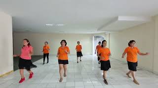 Lamento Bachata linedance  Beginner  Helma Nur INA  March 2022 linedanceindonesia denpasar [upl. by Apoor]