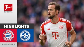 Kane with 56MGoal  FC Bayern München  Darmstadt 98 80  Highlights  Matchday 9 – 202324 [upl. by Atkins251]