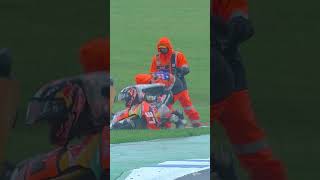 Early drama as Acosta goes down in the sighting lap 💥  2023 AustralianGP [upl. by Ettennaj]