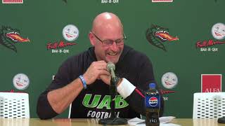 102123  UAB Football PostGame Press Conference [upl. by Pembroke223]