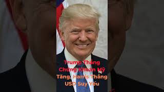 Trump Thắng Chứng Khoán Mỹ Tăng Harris Thắng USD Suy Yếu [upl. by Suraved157]