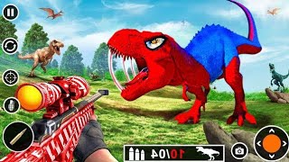 Dinosaur Game  Wild Dinosaur 3D Hunting Game – Android Gameplay 1 [upl. by Barbaraanne882]