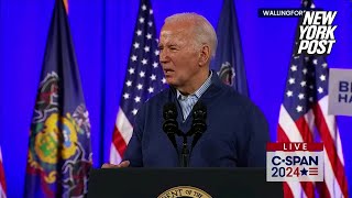 Biden rambles about watching Fox News kids flipping him the bird in first postSOTU remarks [upl. by Rolanda]