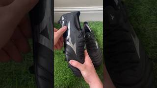 Mizuno Morelia Neo IV Beta Elite FG Football Boots  Unlimited Black Pack football asmr soccer [upl. by Alekehs]