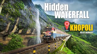 KP Waterfall Khopoli  Complete Guide  Karjat Lonavla Railway Tunnel  near Mumbai [upl. by Rodoeht171]